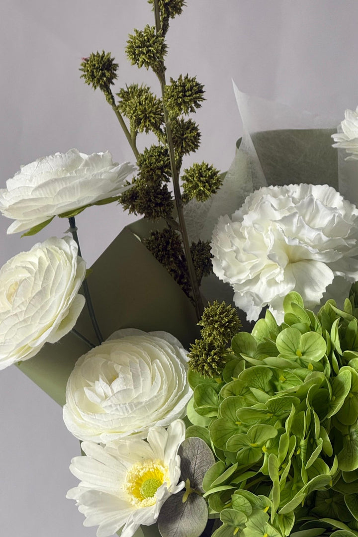 Artificial Bouquet - Twenty Three Flowers & Chocolate