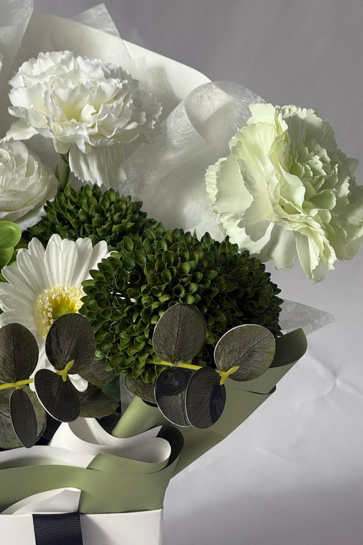 Artificial Bouquet - Twenty Three Flowers & Chocolate