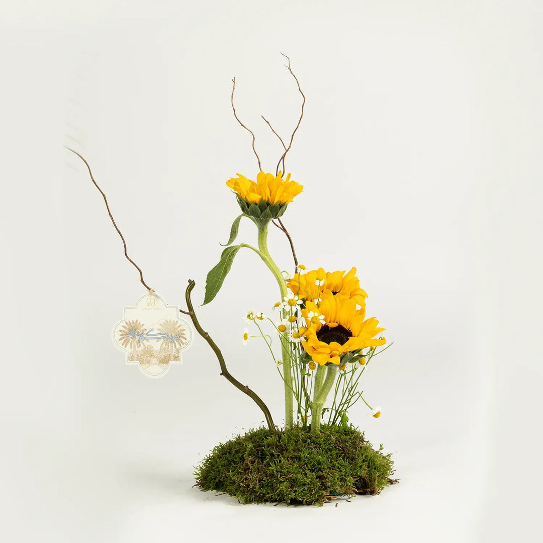 CENTERPIECE (20CM) - Twenty Three Flowers & Chocolate