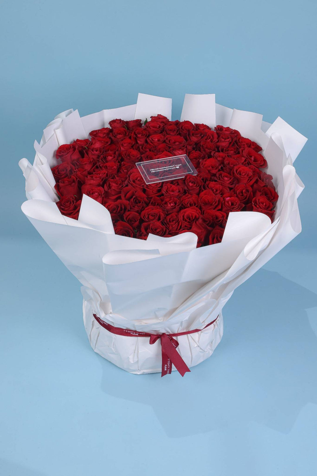 Century of Love (100 Roses) - Twenty Three Flowers & Chocolate