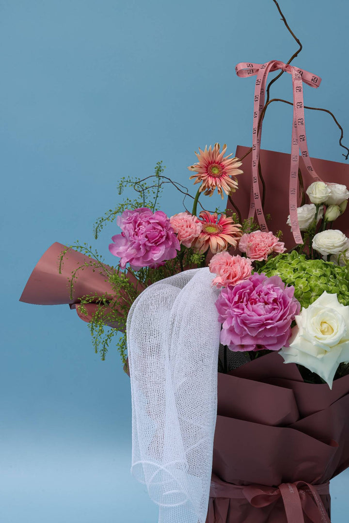 Couture Bloom Bouquet - Twenty Three Flowers & Chocolate