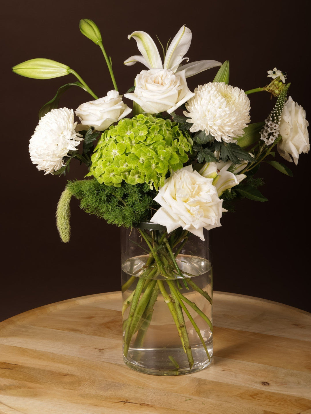 Eid Lily Vase - Twenty Three Flowers & Chocolate