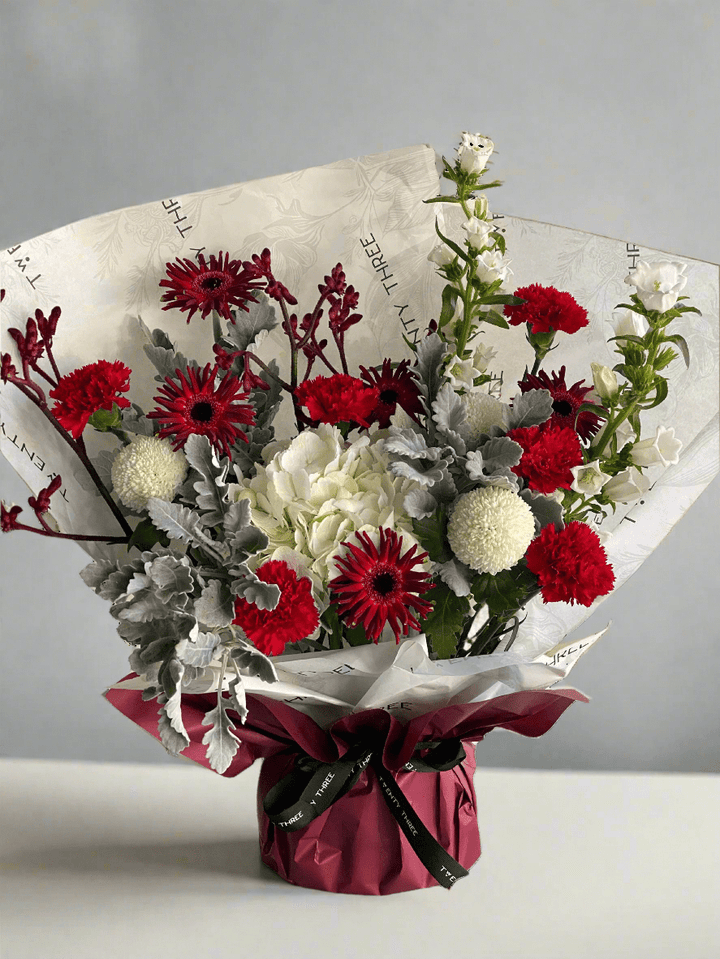 Gerbera Bouquet - Twenty Three Flowers & Chocolate