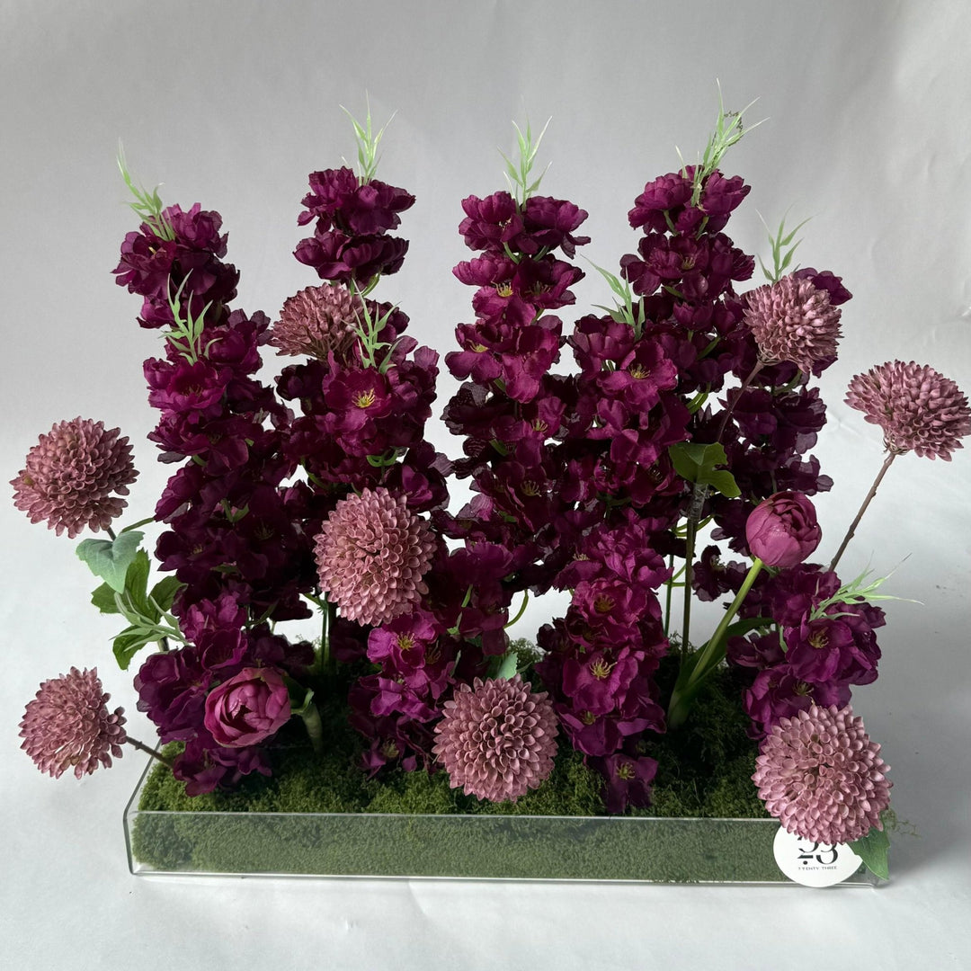 Marron Tray (30cm) - Twenty Three Flowers & Chocolate