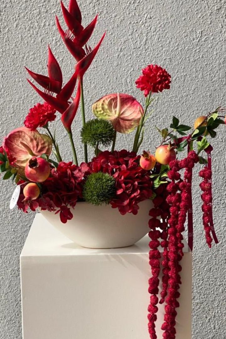 Marron Vase - Twenty Three Flowers & Chocolate