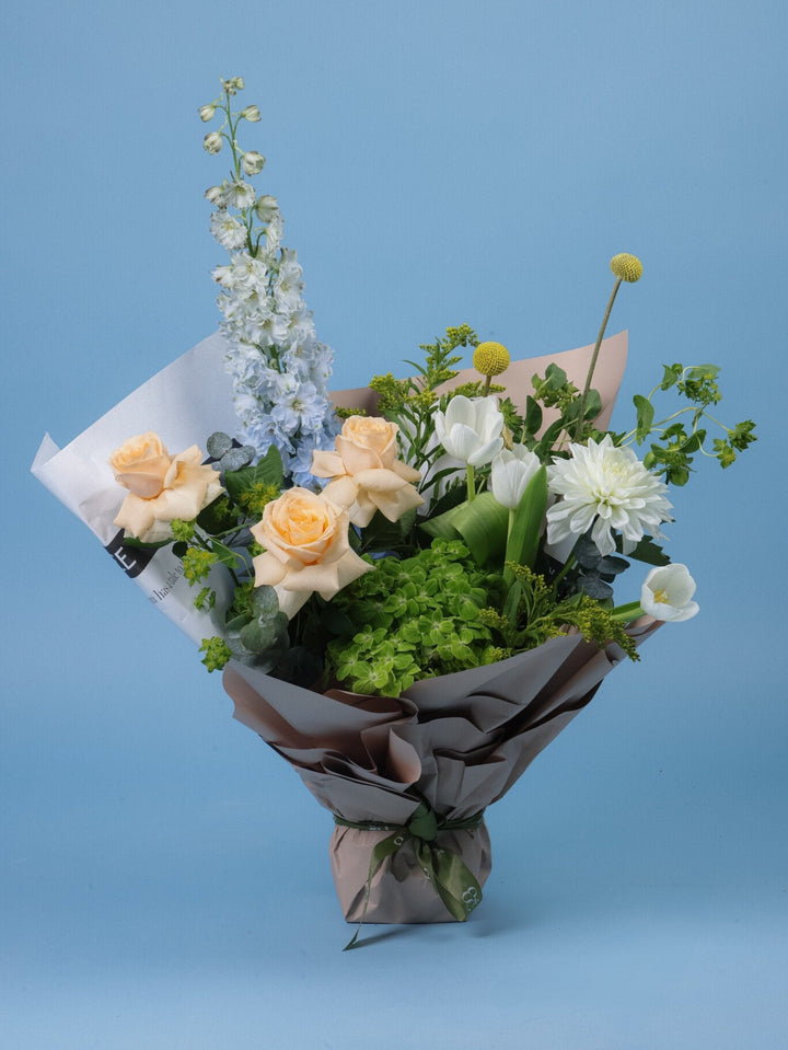 Morning Light Bouquet - Twenty Three Flowers & Chocolate