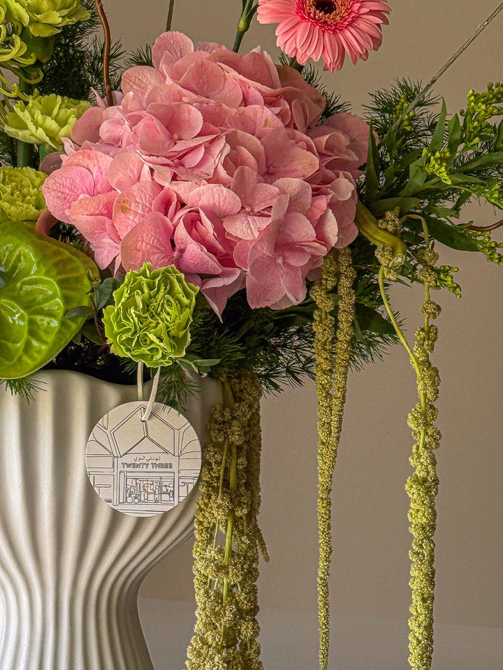 Spring Symphony Vase - Twenty Three Flowers & Chocolate
